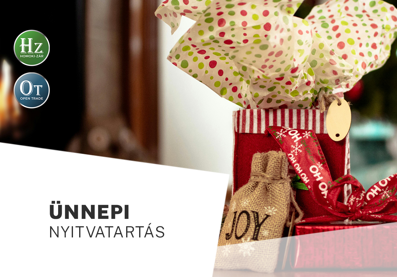 2025. Év Végi Ünnepi Nyitvatartás
