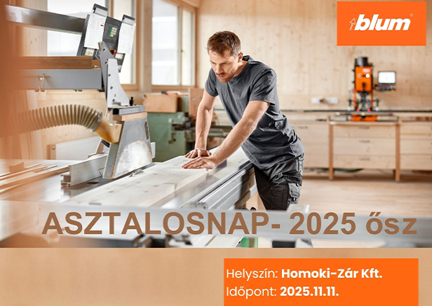 Asztalosnap 2025 ősz – találkozzunk a Homoki-Zár Kft.-nél!