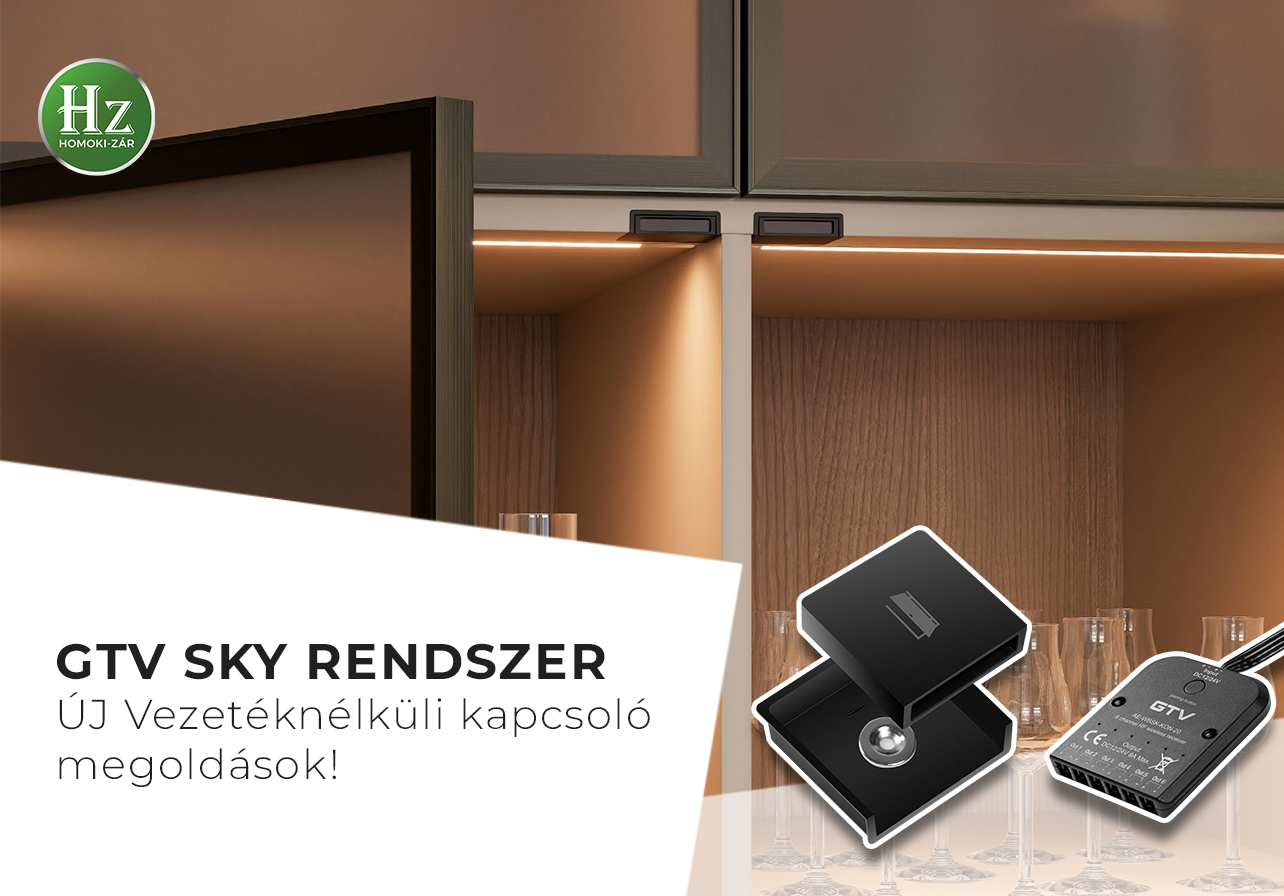 GTV SKY vezetéknélküli kapcsoló rendszer