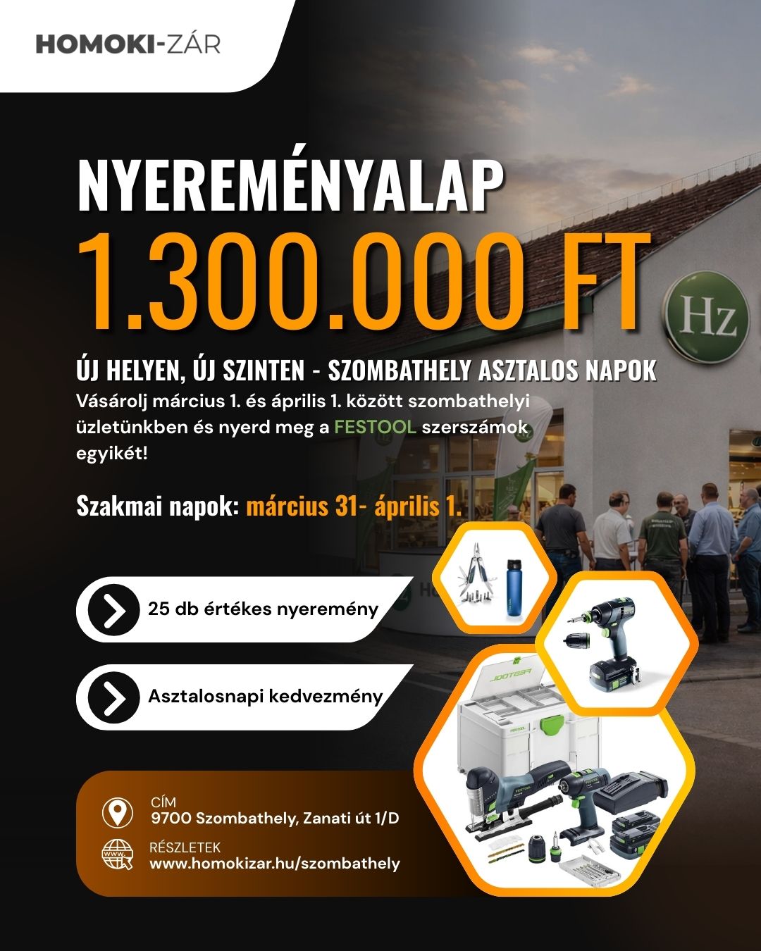 Szombathely Asztalos Napok + Nyereményjáték