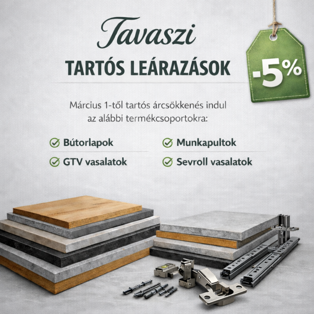 🌿 Tavaszi tartós leárazások!